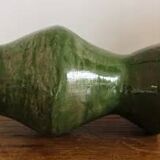 Glazed terracotta vase