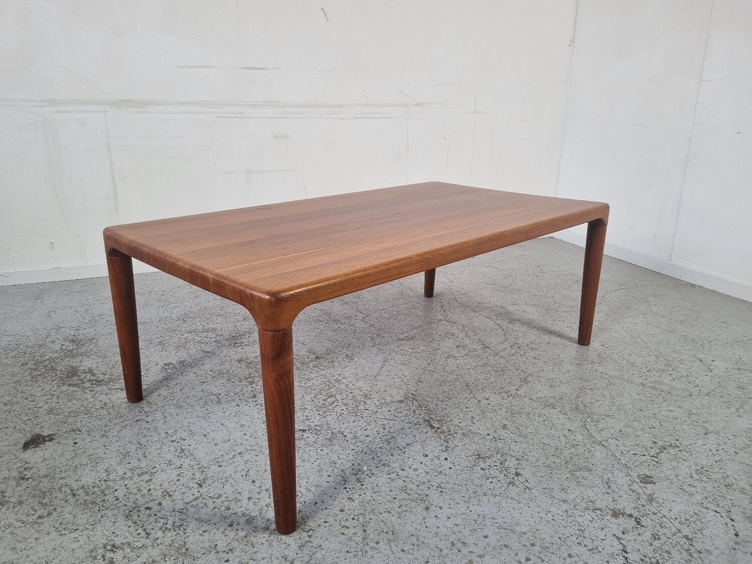 Scandinavian solid teak coffee table from Glostrup, Denmark 60s/70s