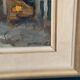 Original Swedish Oil on Panel - "Alley" by Knut Norman - Signed - Vintage and Framed - 59 × 46 cm (23.2" × 18.1")