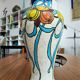 Boch la Louvière art deco lamp in cracked faint lamp