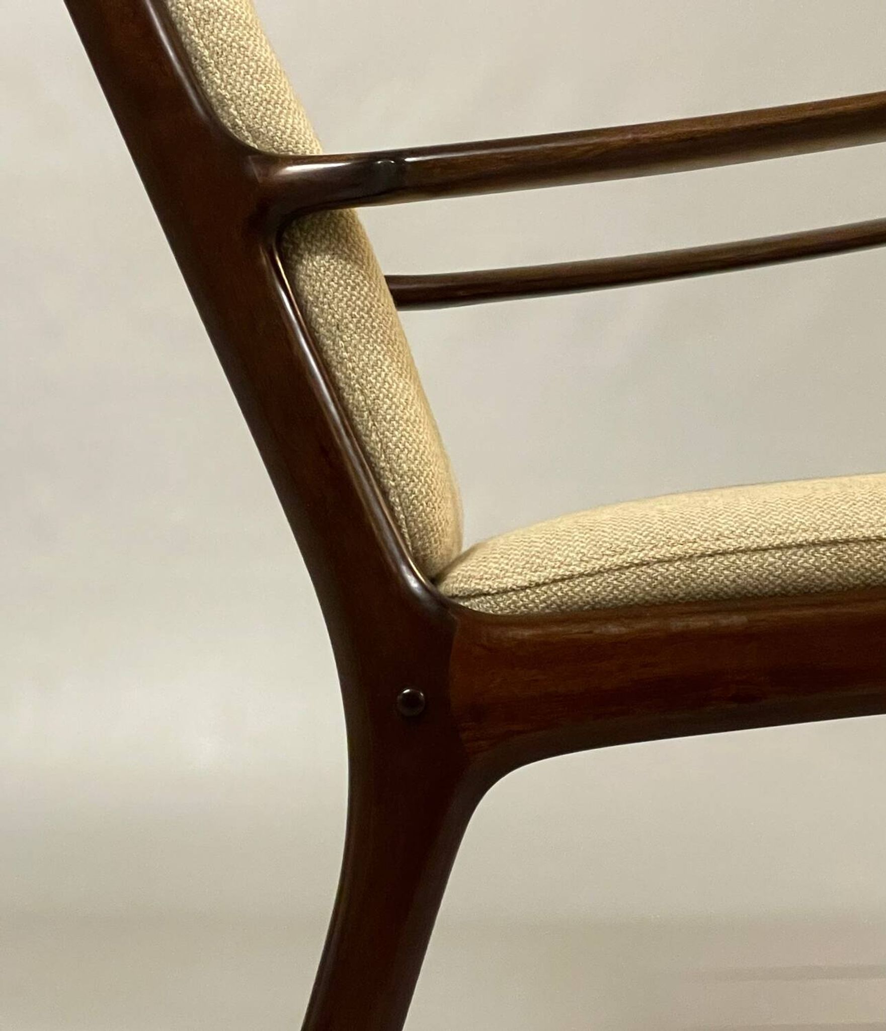 2x Easy Chair Ole Wanscher model PJ112 Mahagoni Denmark 1940s