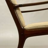 2x Easy Chair Ole Wanscher model PJ112 Mahagoni Denmark 1940s