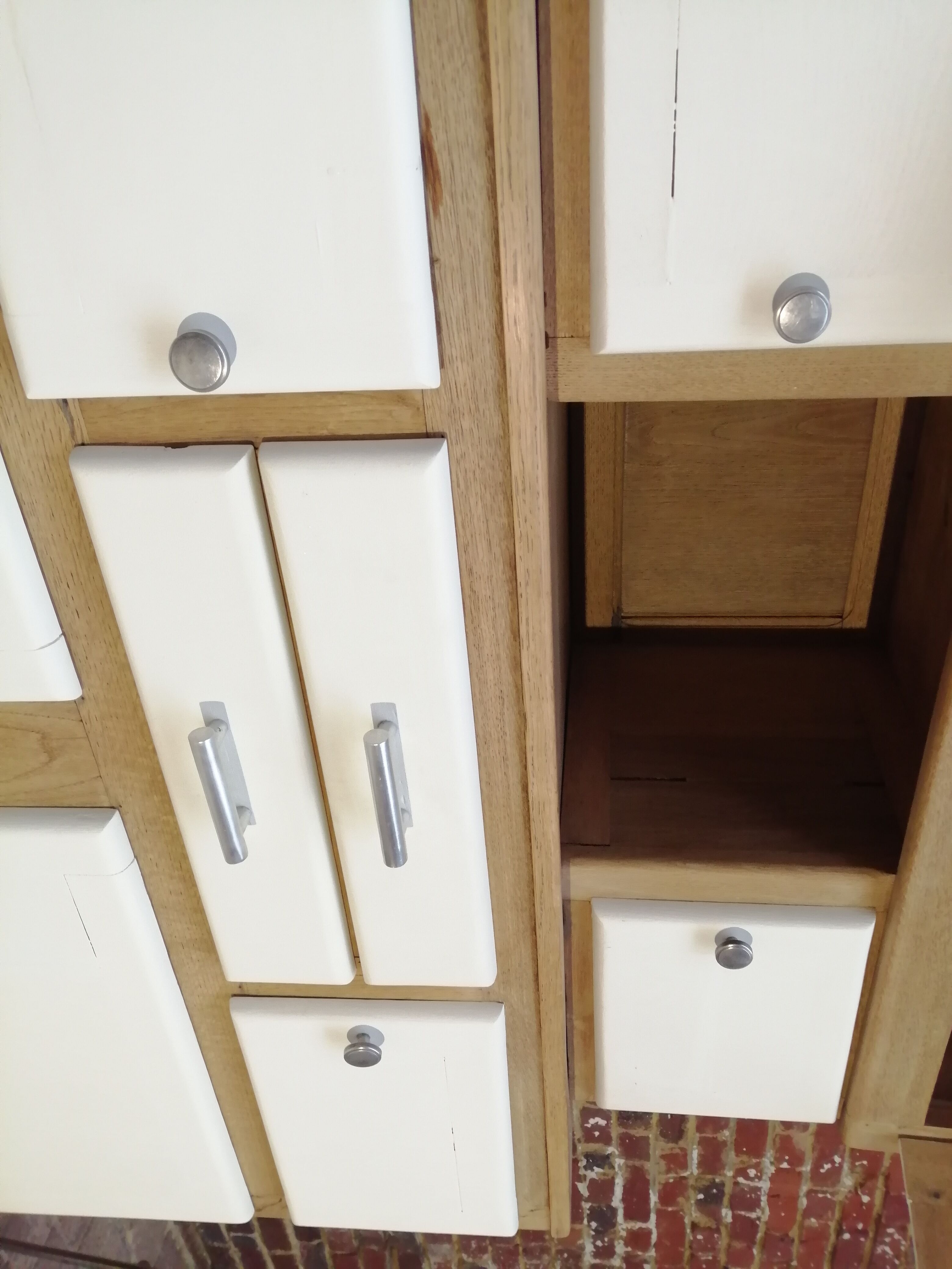 Buffet mado brushed oak and vintage cream