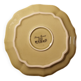Assiette grès vert bruno Evrard 23 cm