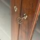 Mahogany display cabinet 19th century antique