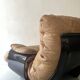 Marsala natural leather armchair by Michel Ducaroy for Ligne Roset, 1970