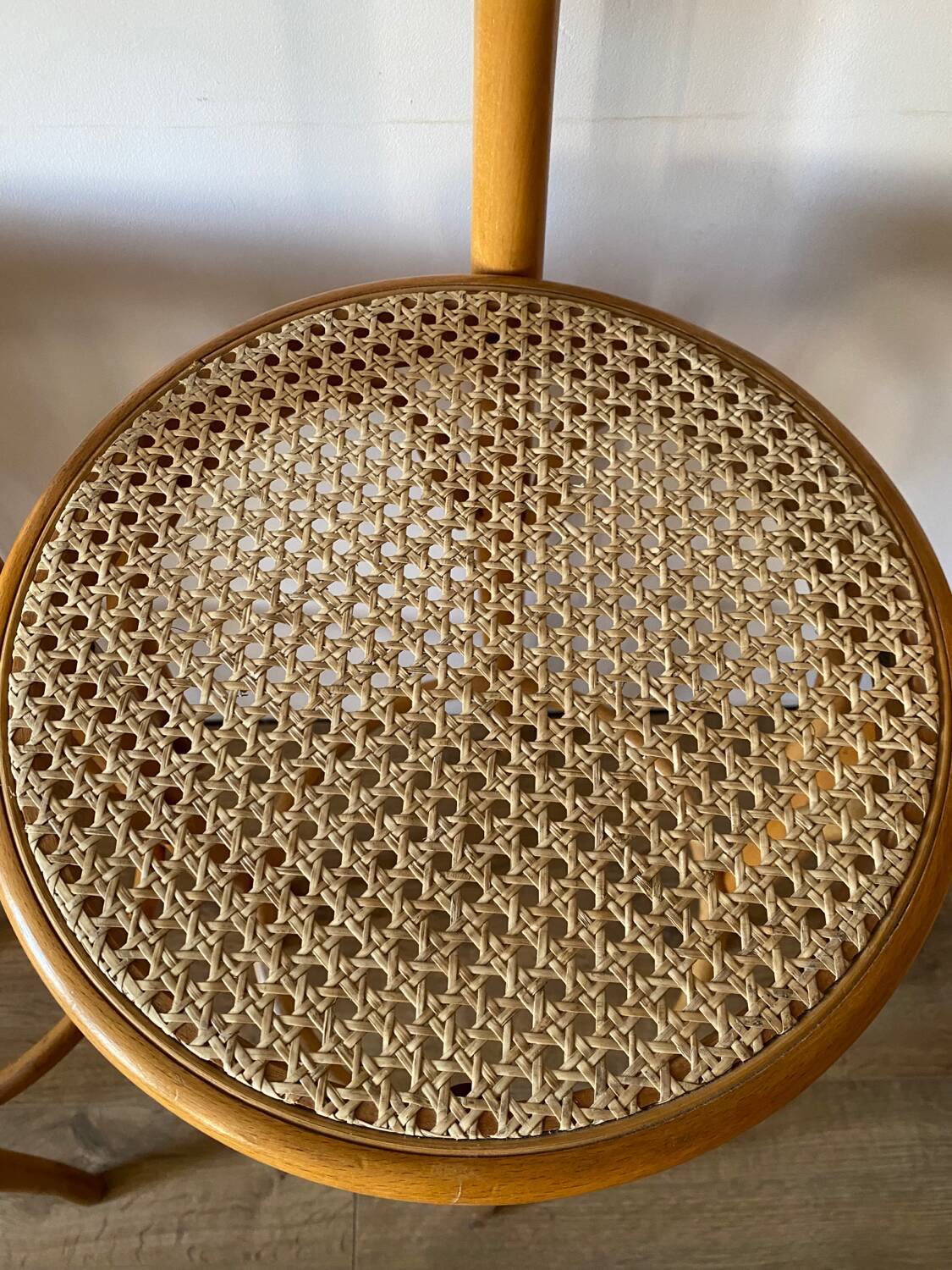 Canework and bentwood bar stools