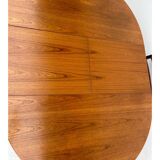 Table ronde scandinave avec rallonge