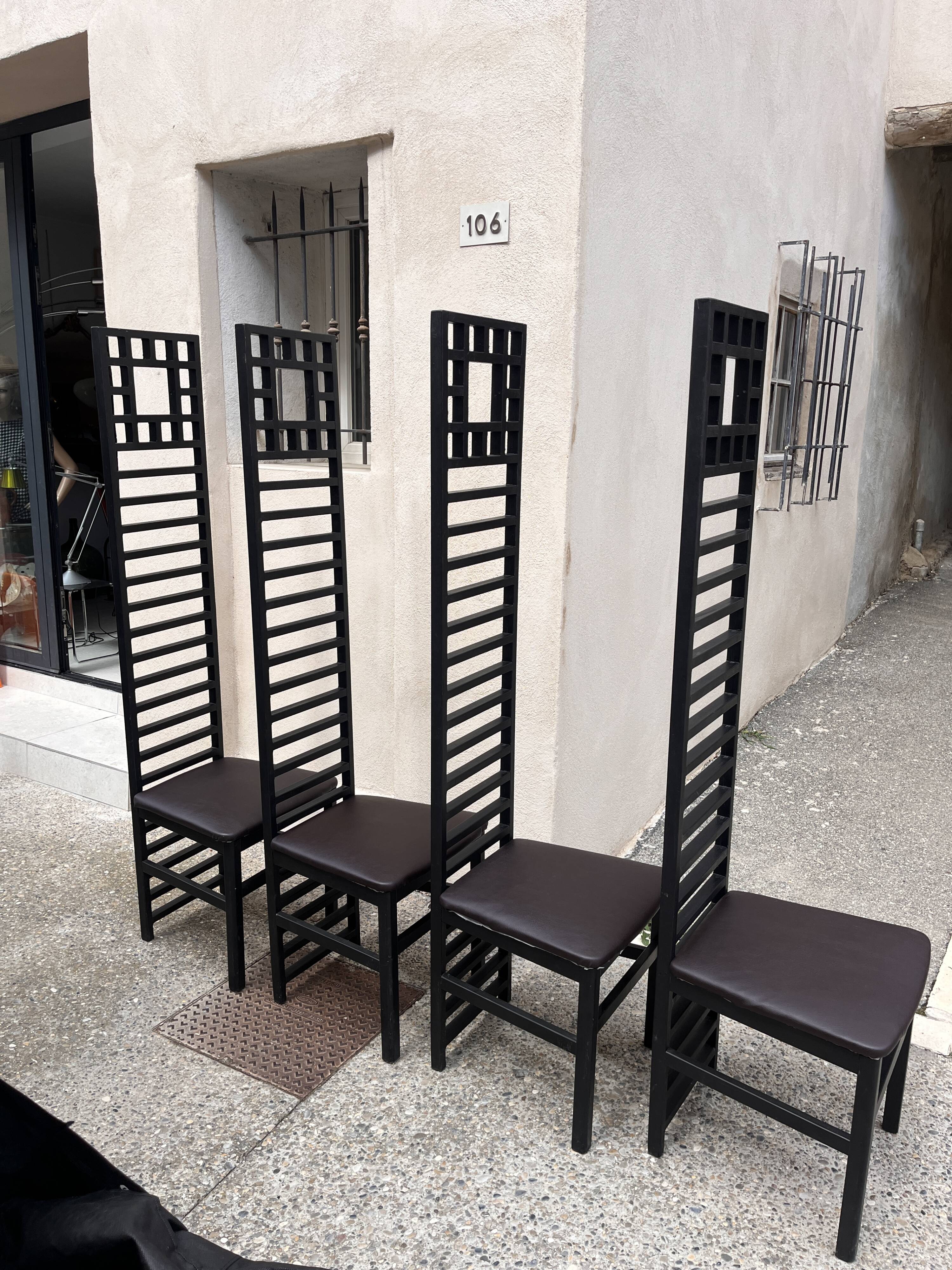 4 designer chairs from the 70s/80s.