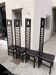4 chaises design des années 70/80