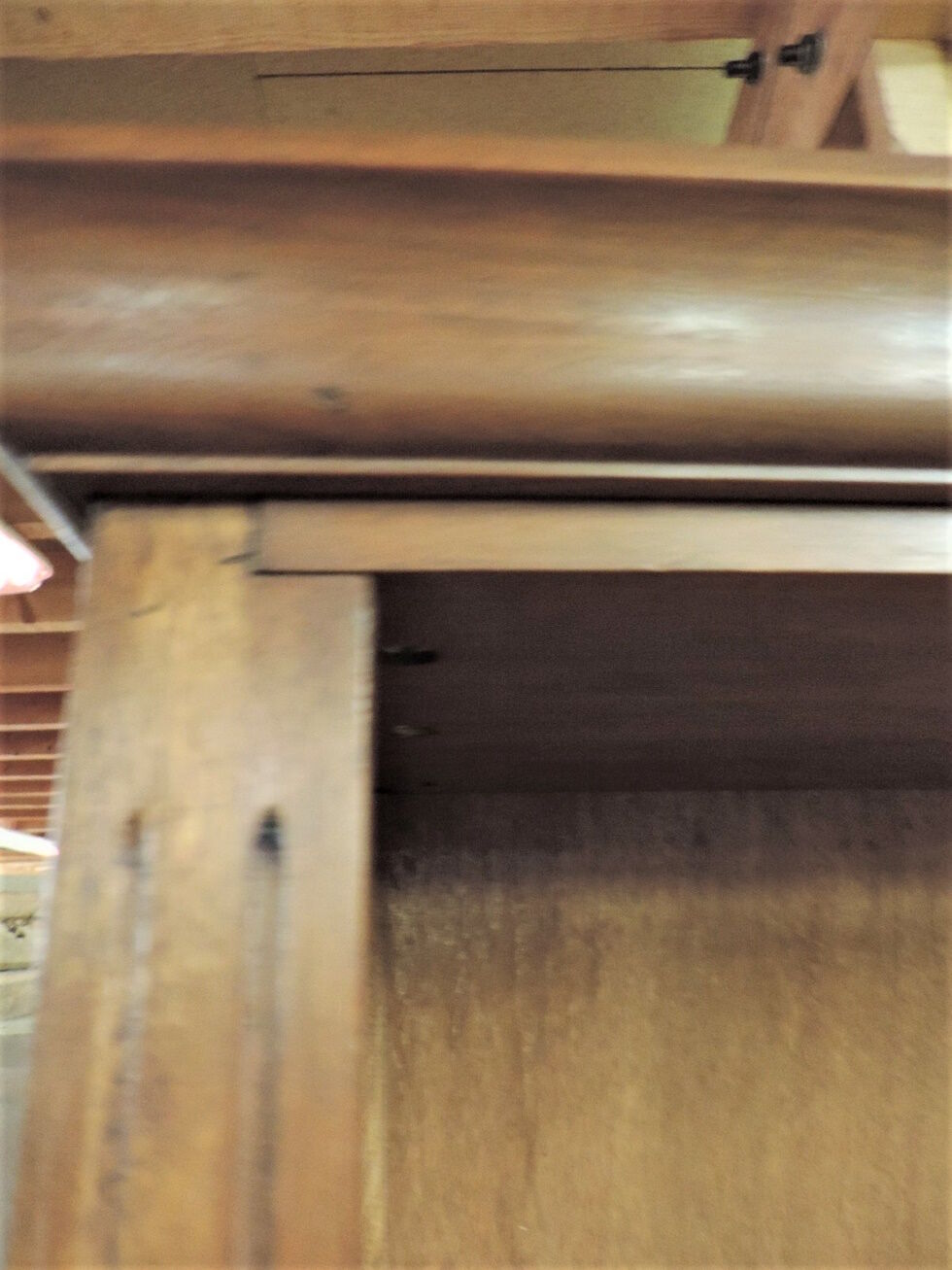 Open bookcase in vintage teak