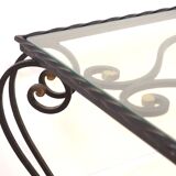 Wrought iron coffee table 1950