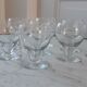 Set of 8 50s wine glasses in engraved crystal