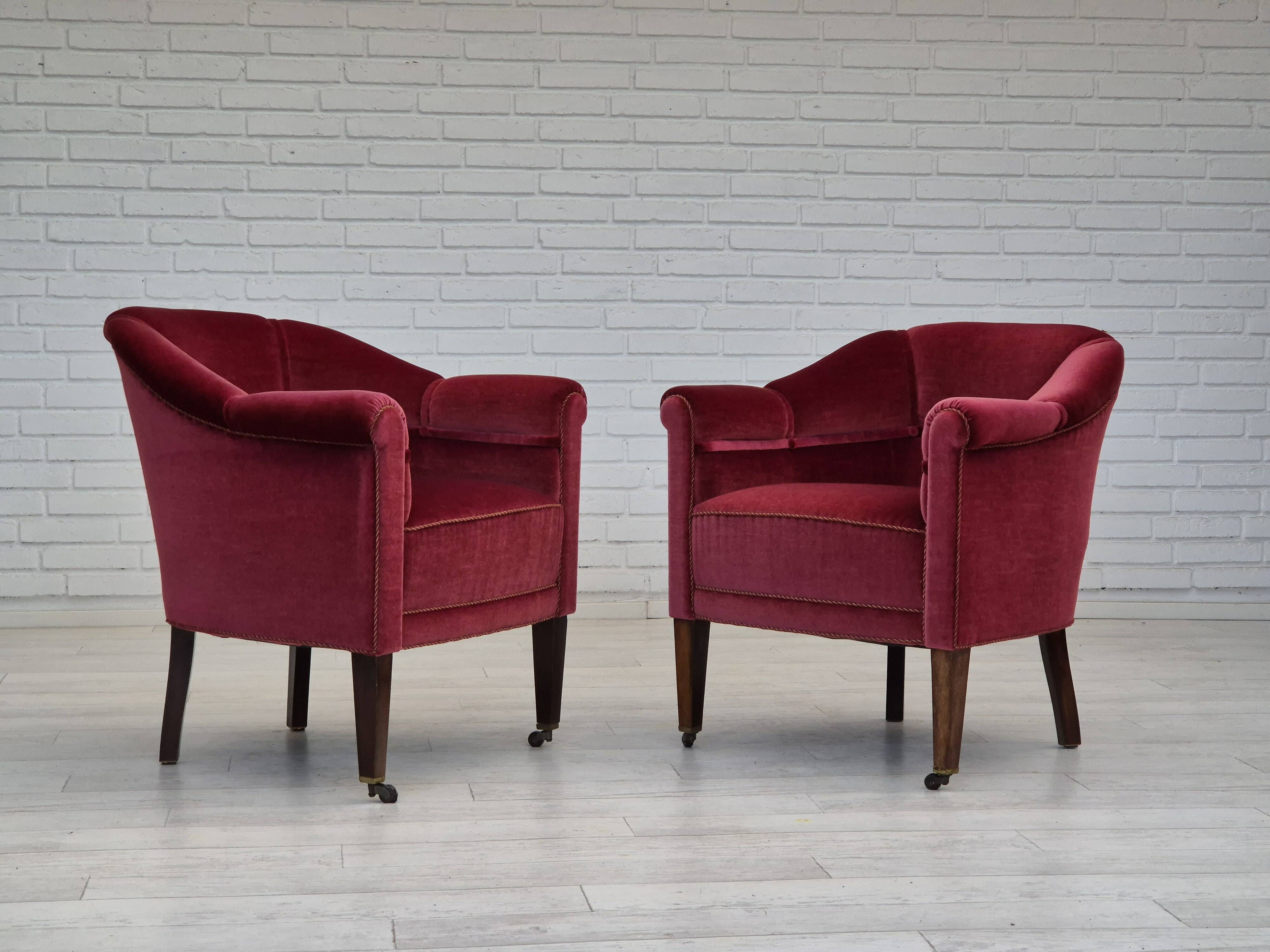 1950s, Danish lounge chair