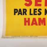 Affiche vintage Nach Westindien und Mittelamerika