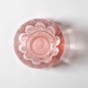 Vintage Pink Glass Decanter: Mid-Century Empoli Carafe, Italy 1930s