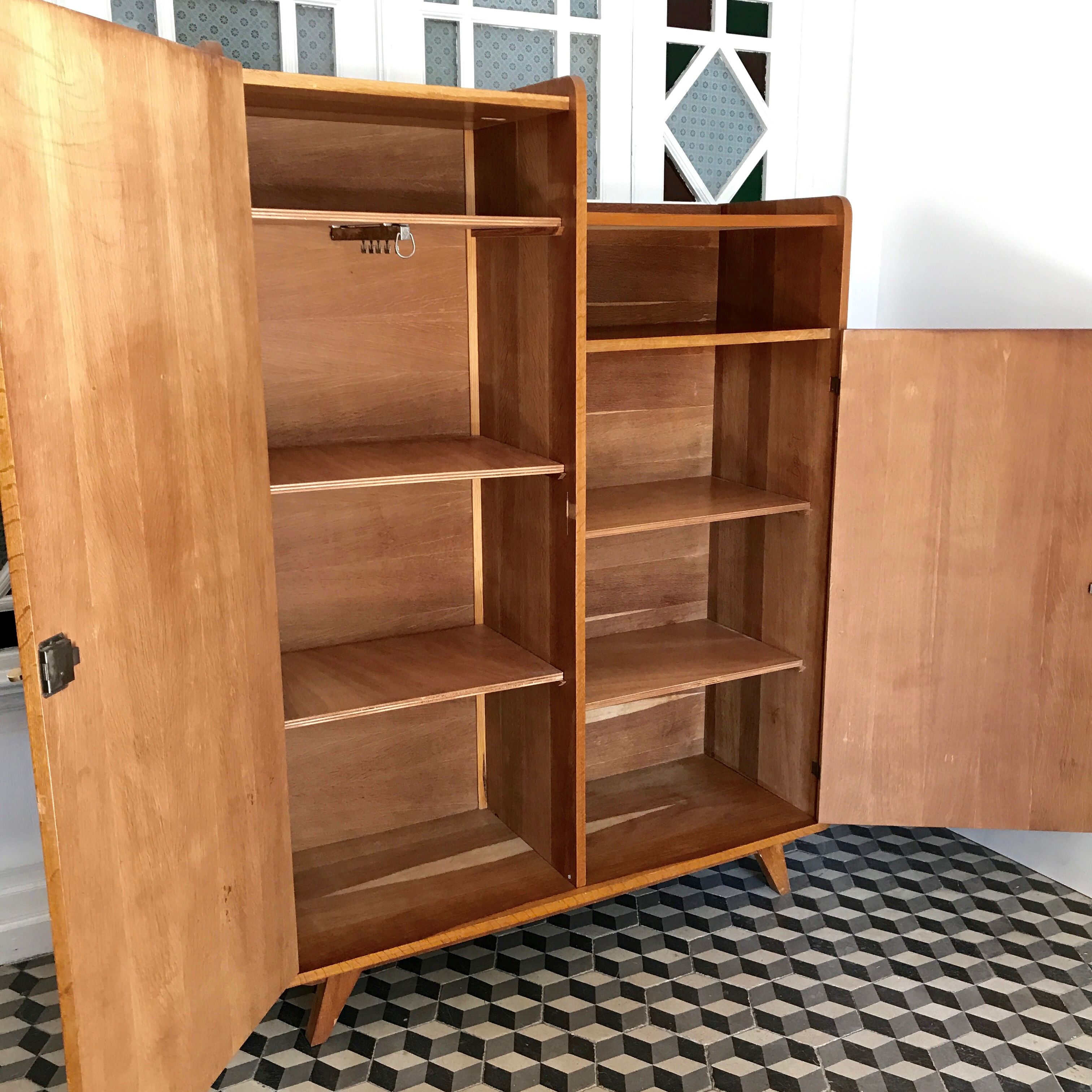 Asymmetric Cabinet wooden