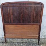 Art Deco rosewood headboard