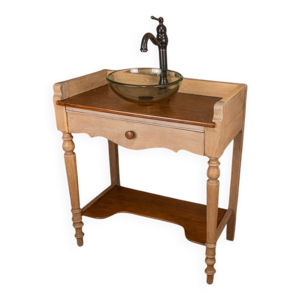 Meuble vasque en bois