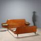 Bed with bedside tables 1950s-60s