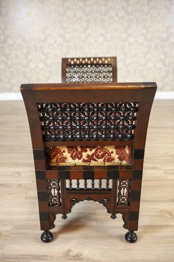 19th-Century Bench in Exotic Wood, 1890s