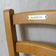 petite chaise enfant en bois Baptiste