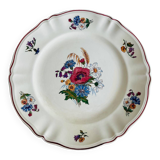 Large Round Sarreguemines Dish, Agreste model