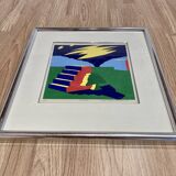 Pair of lithographs "BENT KARL JAKOBSEN".