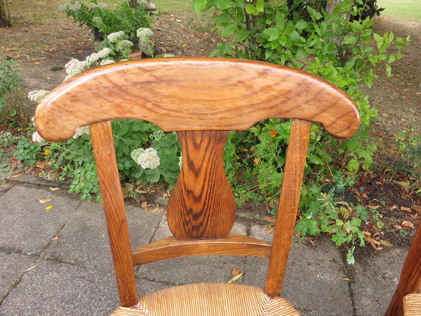 Lot de 6 anciennes chaises rustiques