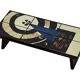 Vintage plant table small side table with rosewood tiles