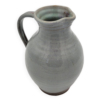 Enamelled terracotta pitcher