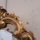 Miroir style Louis XV doré - 100x33