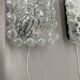 Set of Two "BUBBLE" Tynell Style Glass Wall Light Sconces, Germany, 1970s