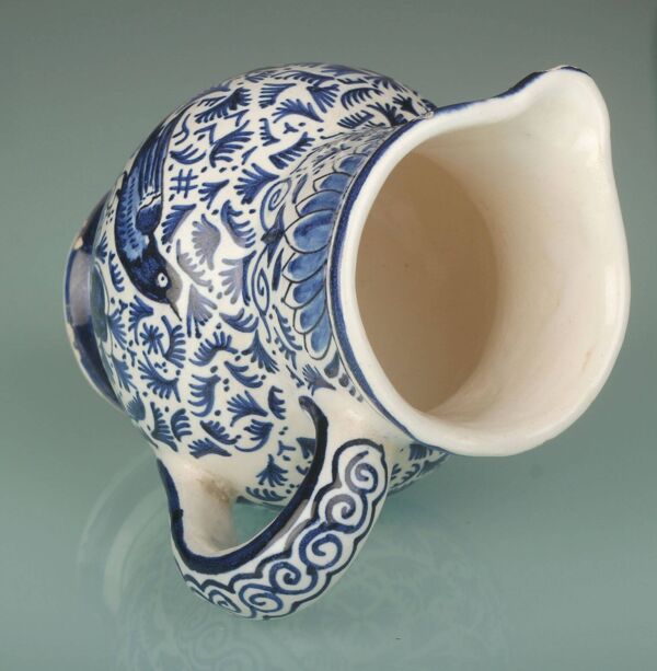 Petit pichet faîence 18e Siècle Delft, Pieter Adriaen Pynacker