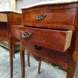 Pair of Louis XV style bedside tables