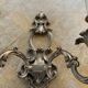 Wall lamp in gilded bronze style Louis XV baroque vintage