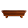Rectangular Art Deco planter in wood, France 1920