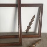 Two frames, beaded border