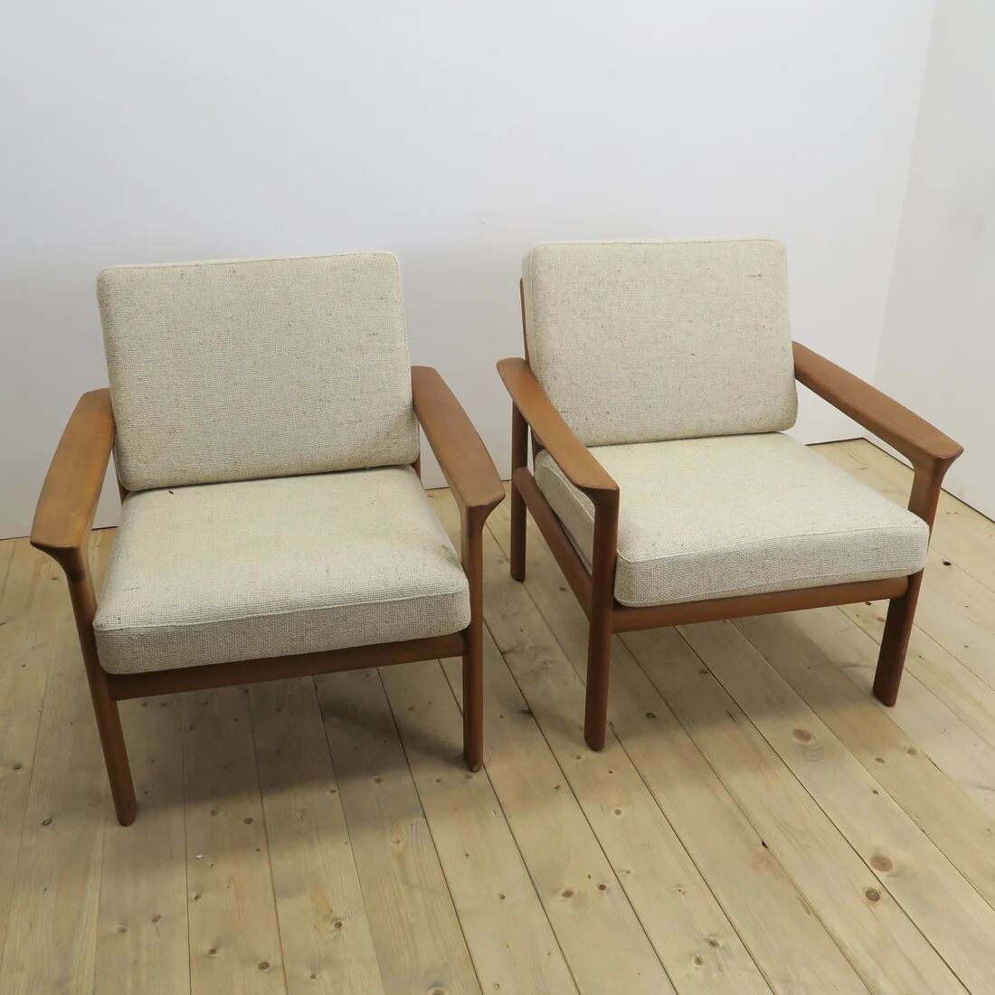 Paire de fauteuils en teck, Komfort Møbler, Danemark 1960