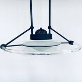 Black pendant lamp, 1980s