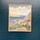 Original Swedish Oil on Canvas – “Coast” by Weronica – Dated 1980 – Vintage