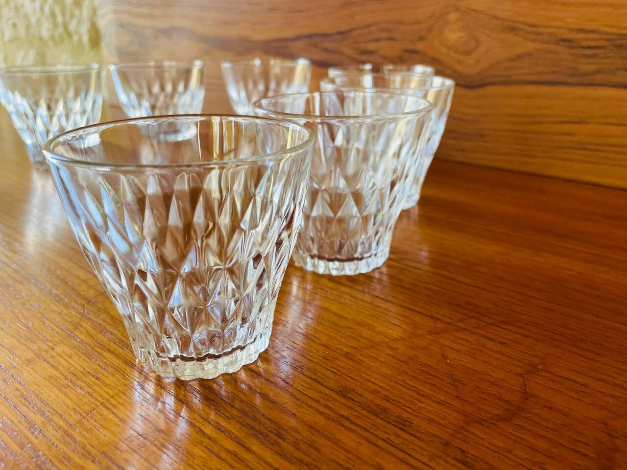 Set of 4 vintage glasses by Vereco
