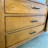 Old oak sideboard from the 50s, reconstruction period
