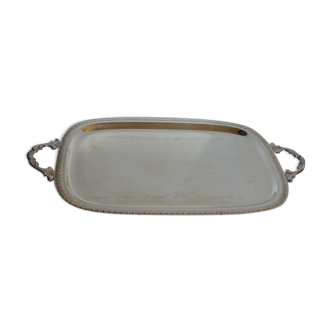 Silver serving tray