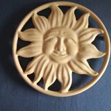 Cast iron sun trivet