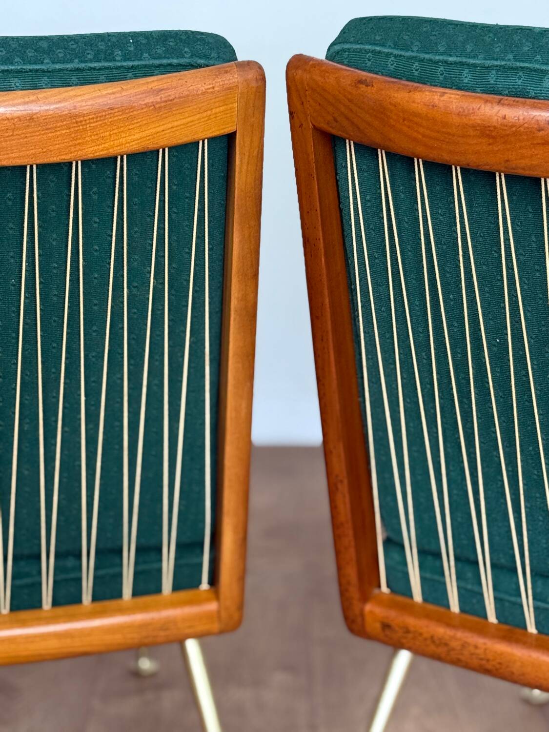 Pair of “Early Boomerang” armchairs attributed to Hans Mitzlaff & Eugen