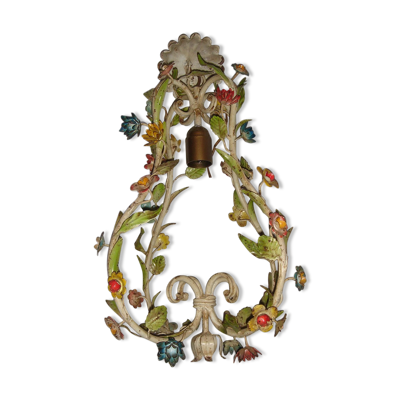 Lustre en métal peint Maison Firenze, Italie, 1970
