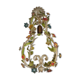 Painted metal chandelier Maison Firenze, Italy, 1970