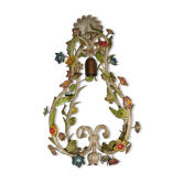 Painted metal chandelier Maison Firenze, Italy, 1970