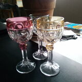 Coloured crystal lenses